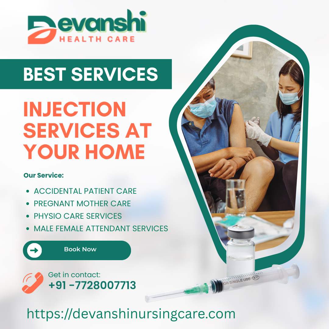 INJECTION SERVICES AT YOUR HOME IN VAISHALI SECTOR 4 GHAZIABAD