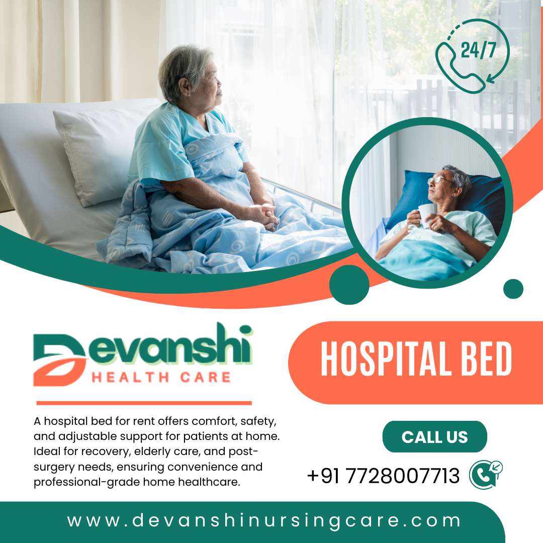 HOSPITAL BED FOR RENT &amp; NURSING SERVICES AT HOME IN VASUNDHARA GHAZIABAD