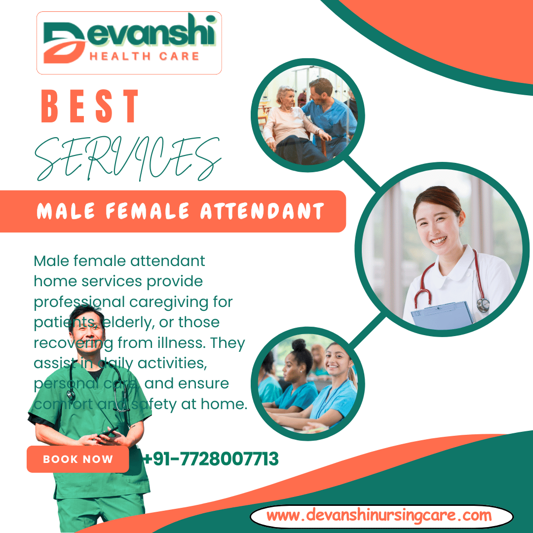 Male &amp; female attendant nursing services vasundhra sector-14, ghaziabad