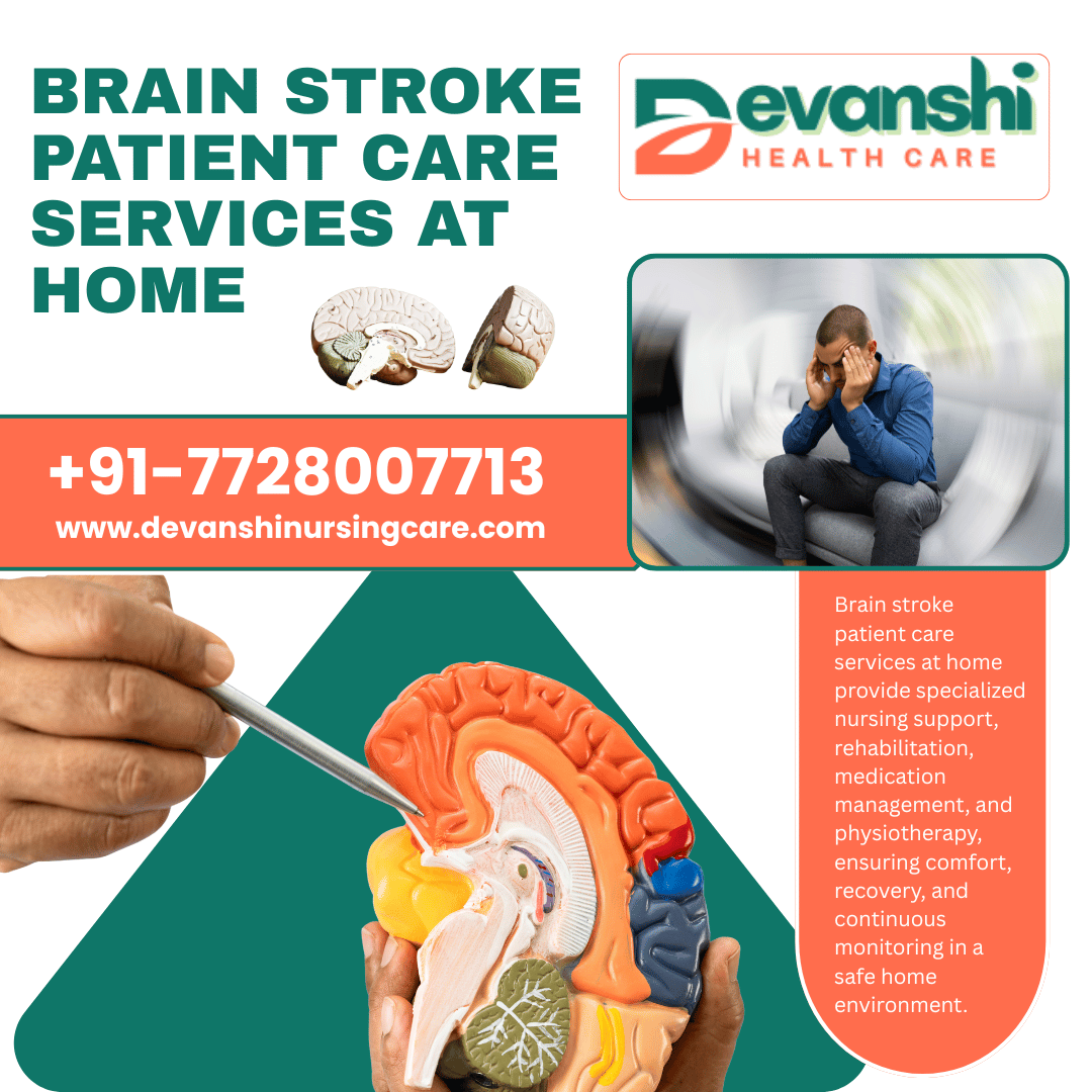 Brain Stroke Patient Care Services at Your Home in Jawahar Nagar, Ghaziabad