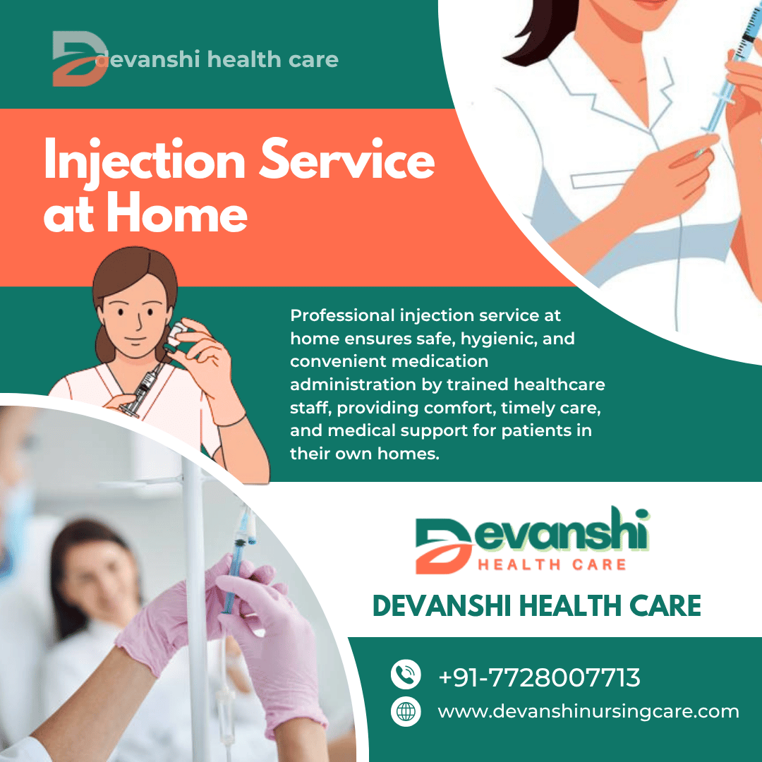 Injection Service at Home in Indirapuram