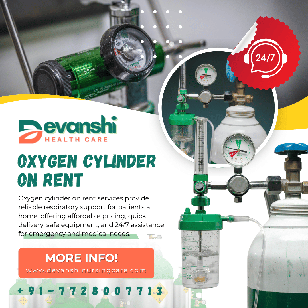 Oxygen Cylinder on Rent in Indirapuram