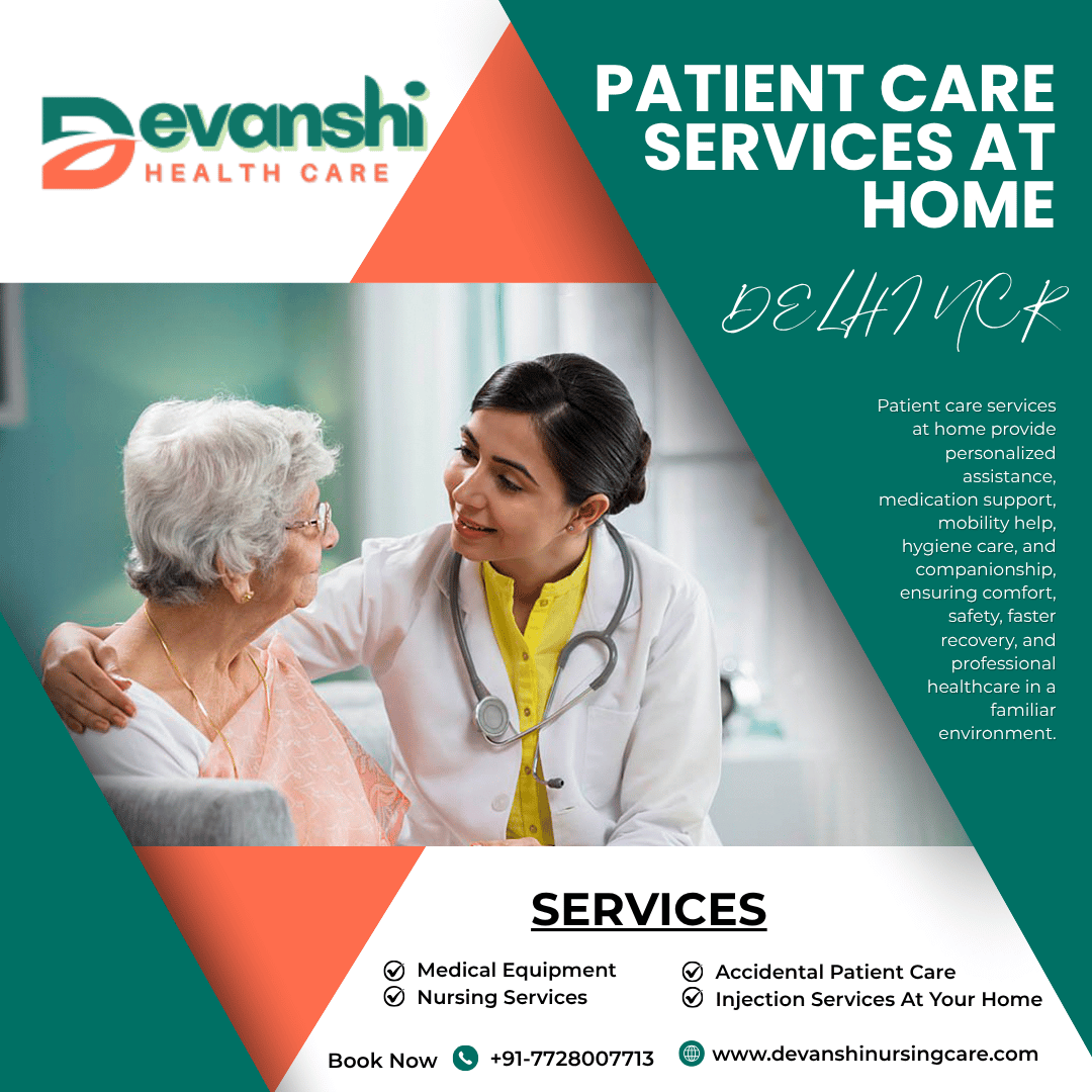 Patient Care Services at Home in Delhi NCR