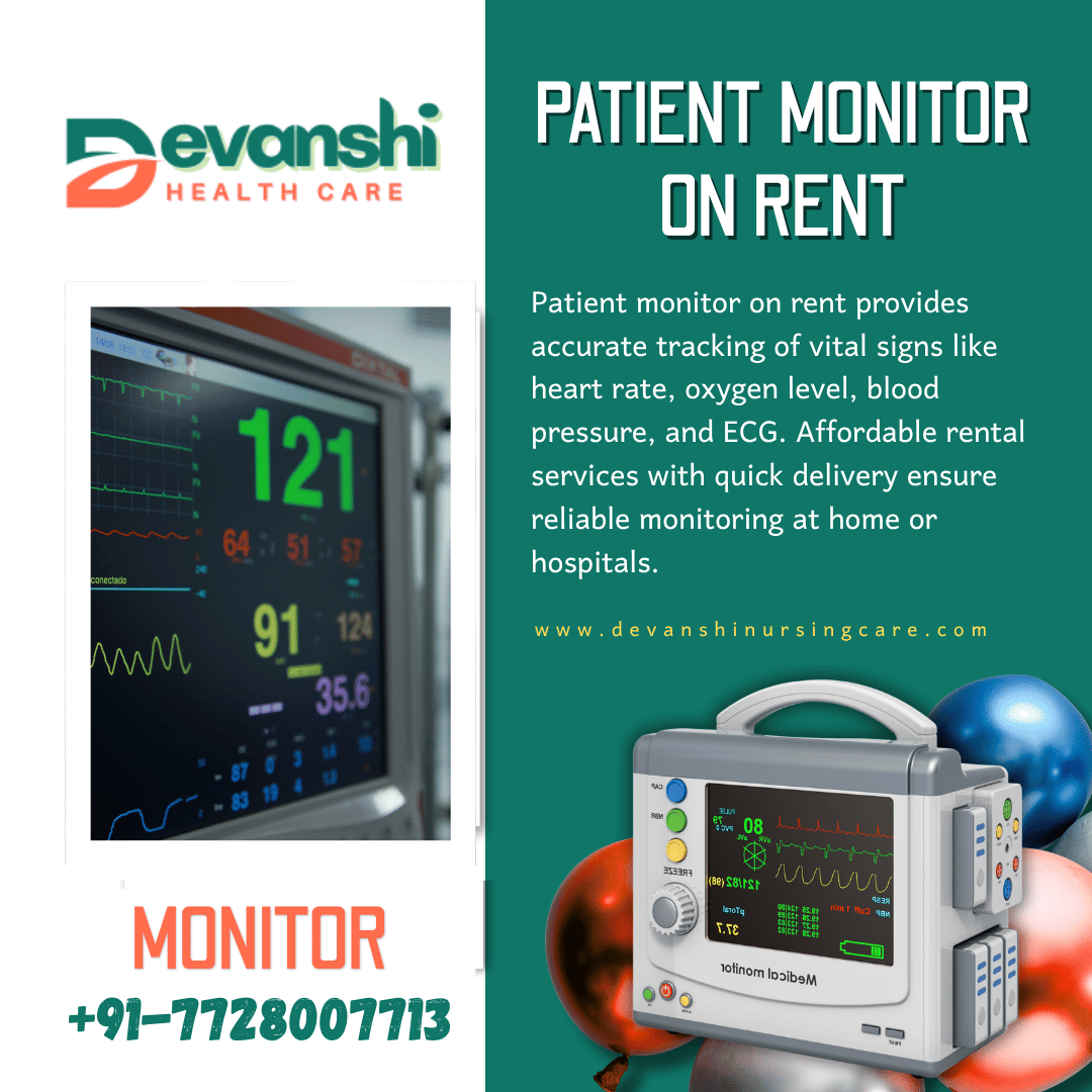 Patient Monitor on Rent in Delhi NCR