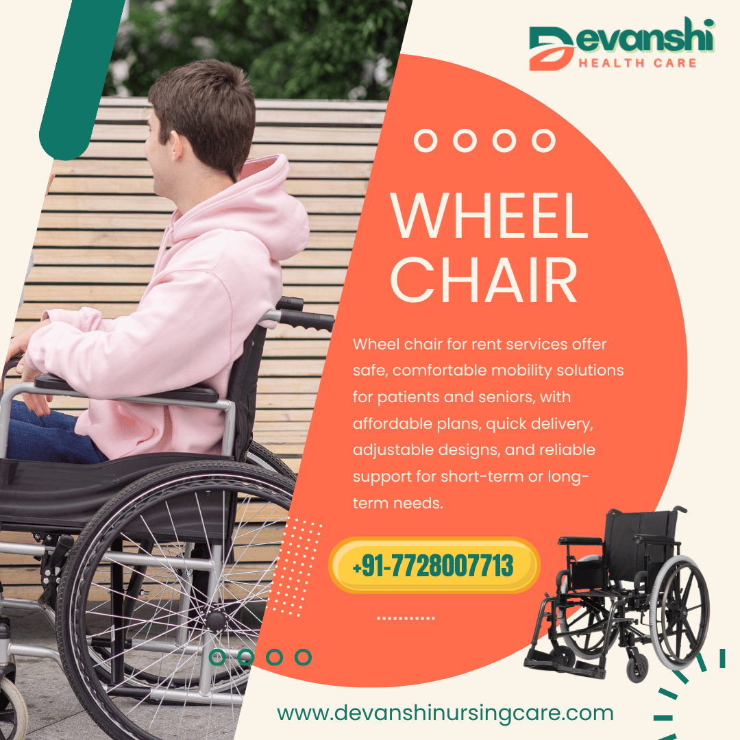 Wheel Chair for Rent in Vasundhara Sector 1, 2, 3