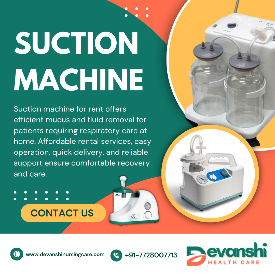Suction Machine on Rent
