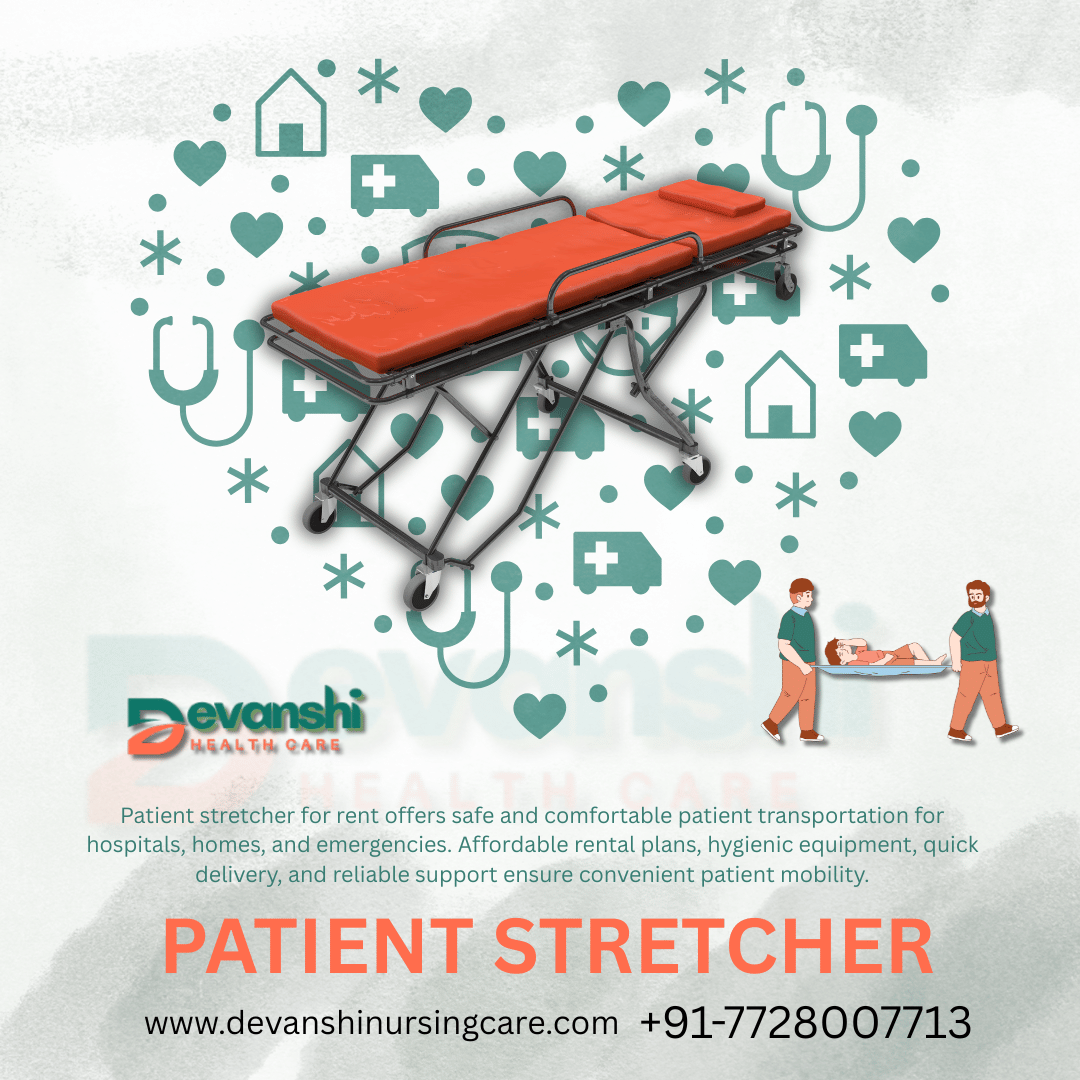 Patient Stretcher for Rent in Delhi NCR